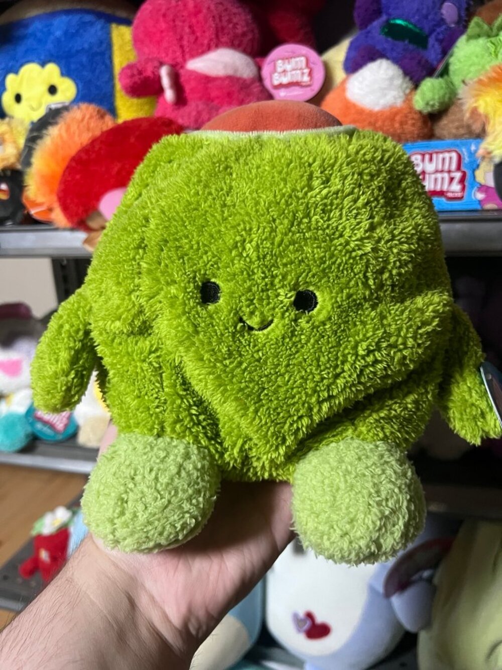 Bumbumz Picnic 7.5" Tall Olsen the Olive Plush Toy NWT